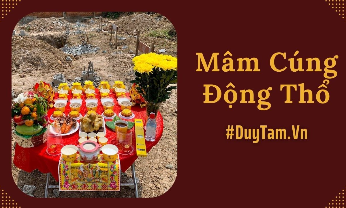 Lễ Vật Cúng Động Thổ Xây Nhà Đơn Giản Đầy Đủ Nhất