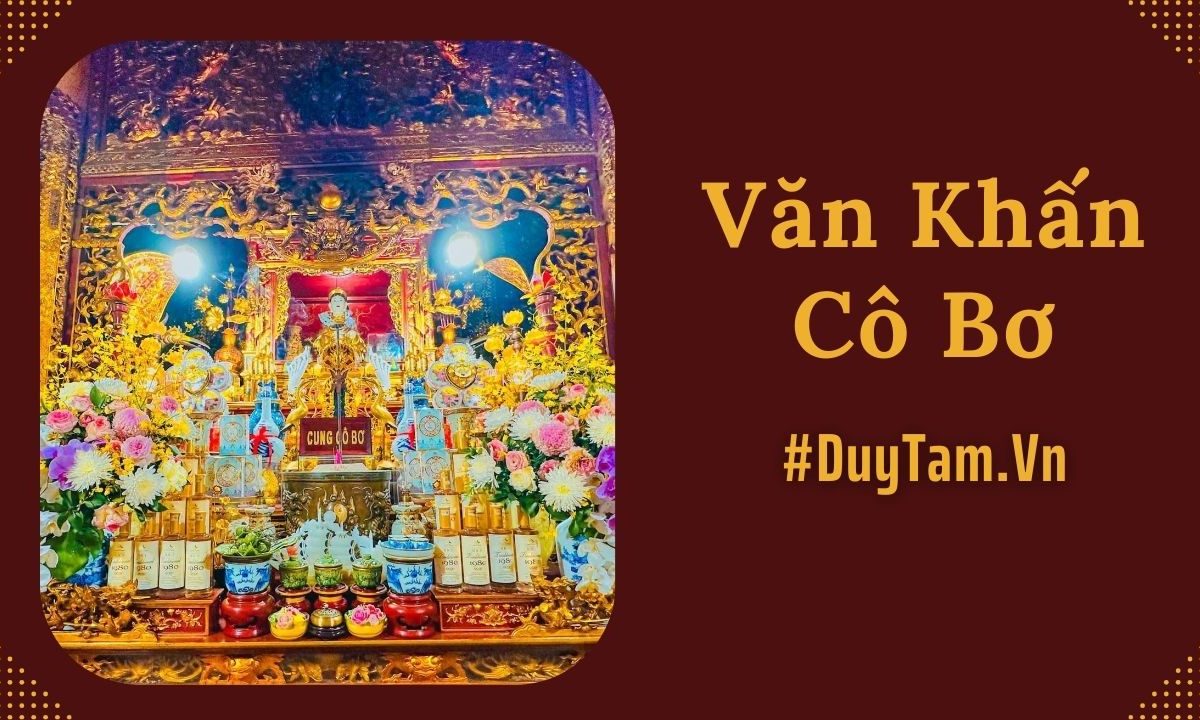 Văn Khấn Cô Bơ Thanh Hóa Ngắn Gọn Bản Chuẩn